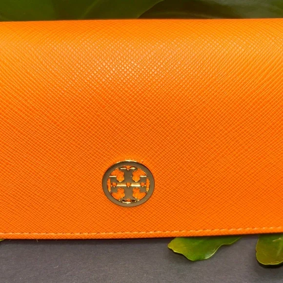 Tory Burch Orange Sunglasses Case - Picture 2 of 16